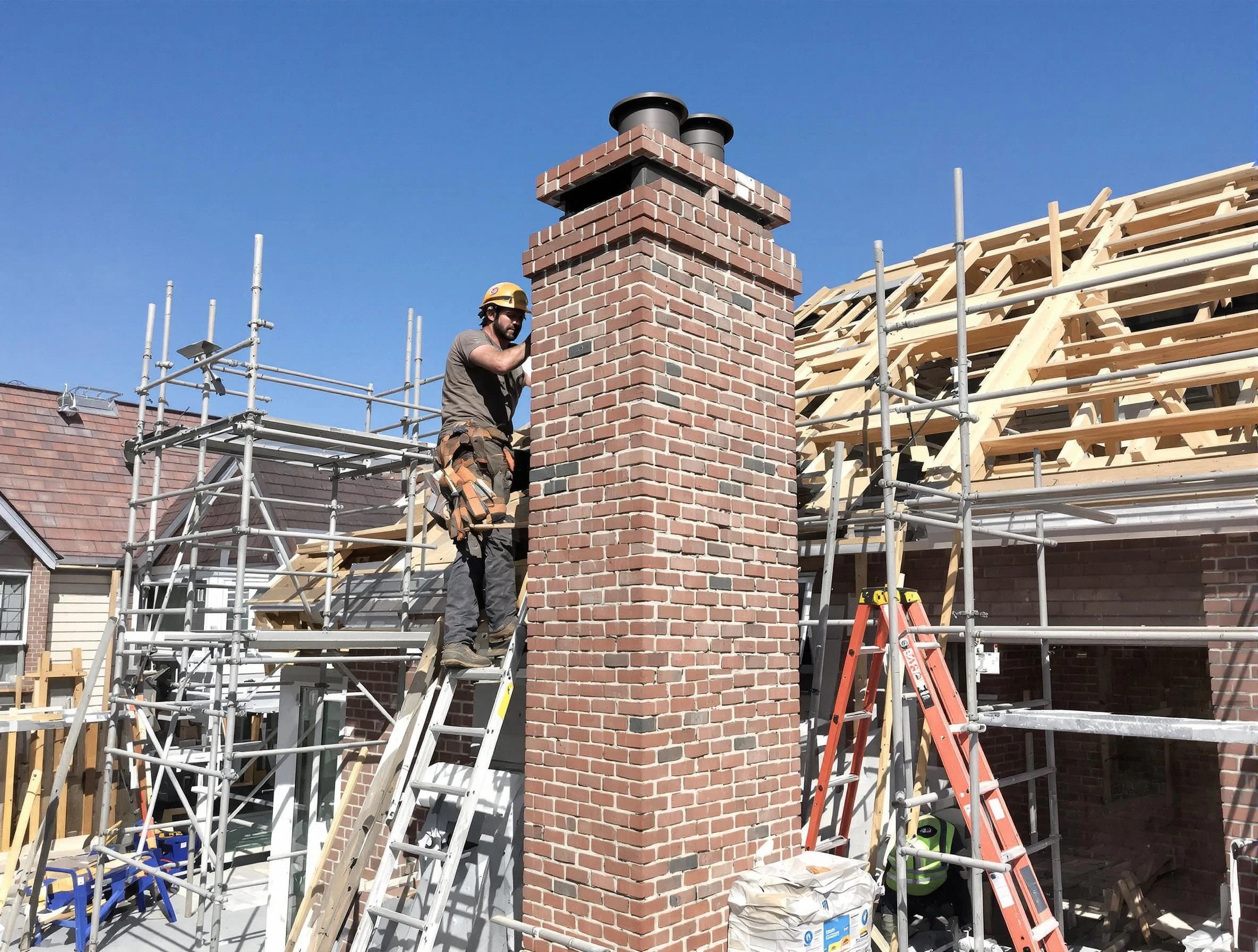 New chimney installation completed by Meridian Chimney Sweep in Meridian, CO