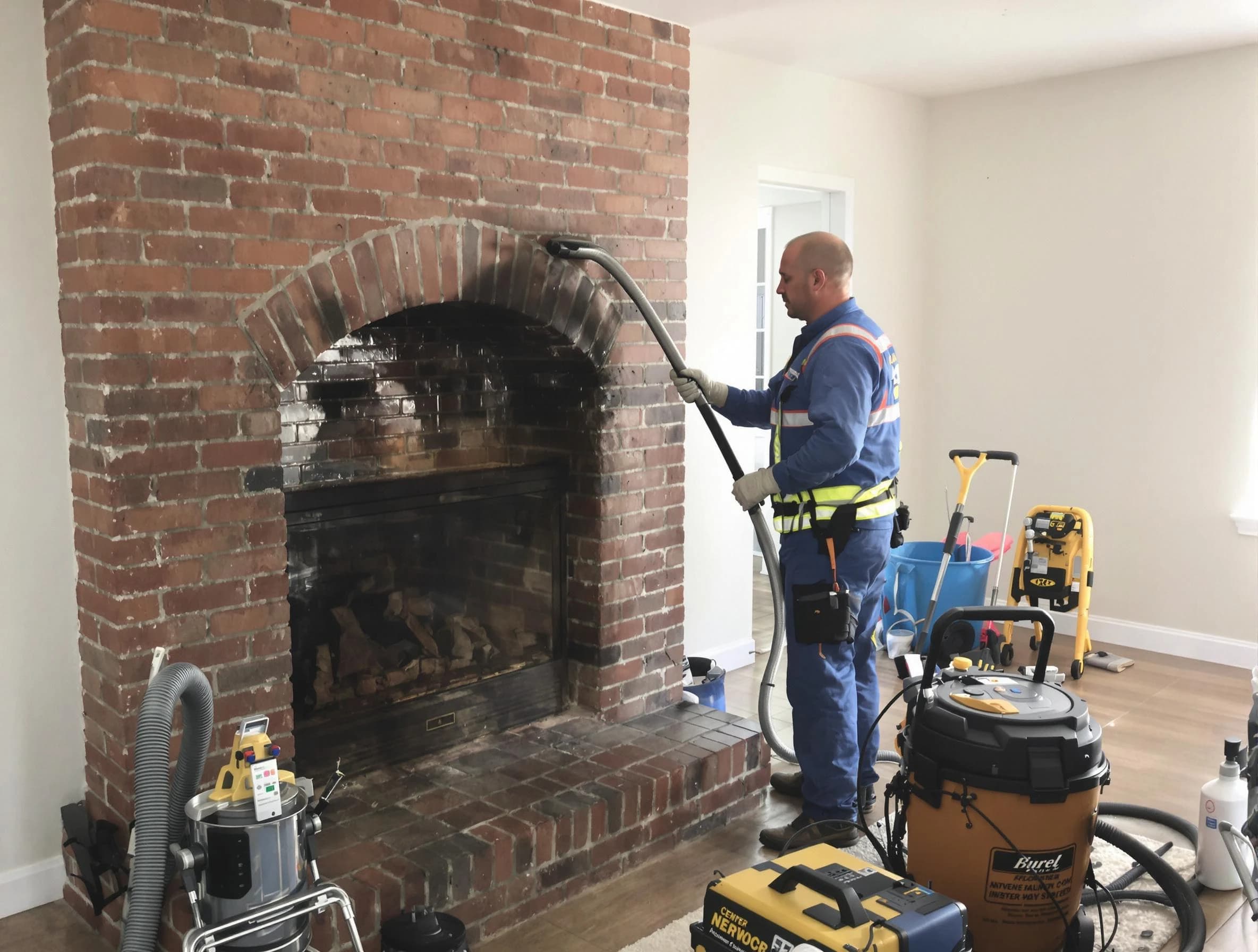 Meridian Chimney Sweep expert performing detailed chimney sweep in Meridian, CO